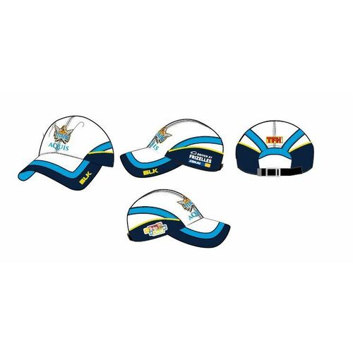 Gold Coast Titans NRL BLK Players White Training Cap! BNWT's!7