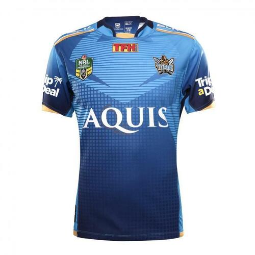 Gold Coast Titans NRL BLK Home Jersey Toddlers Sizes 0,2,4! 7