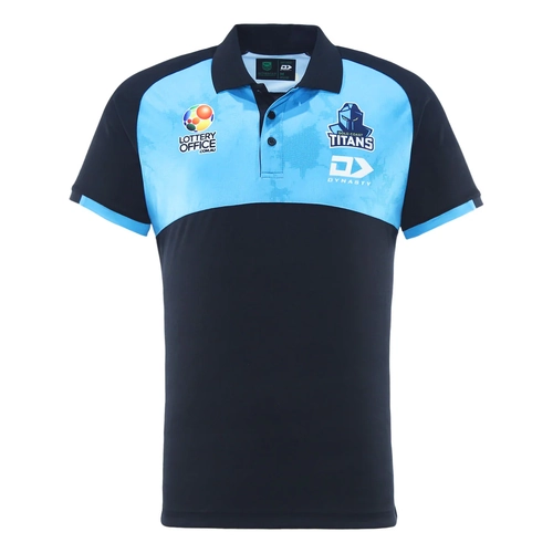 Gold Coast Titans NRL 2025 Dynasty Media Polo Shirt Sizes S-3XL!