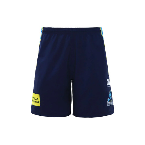 Gold Coast Titans NRL 2023 Dynasty Training Gym Shorts Navy Sizes S-7XL!