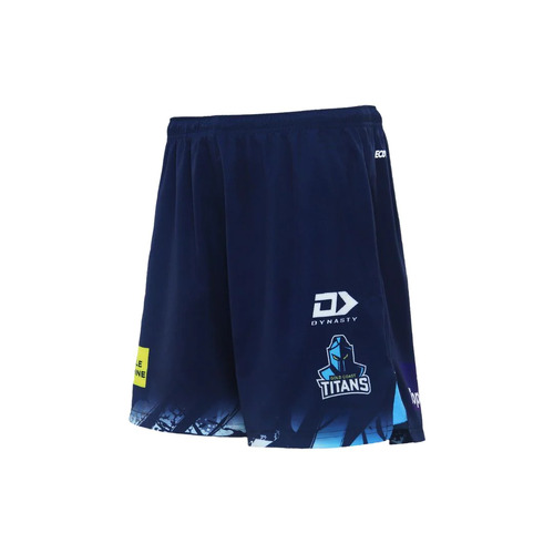Gold Coast Titans NRL 2024 Dynasty Training Gym Shorts Navy Sizes S-7XL!