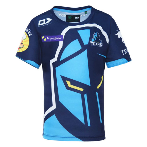 Gold Coast Titans 2023 NRL Dynasty Captains Run T Shirt Kids Sizes 6-16!