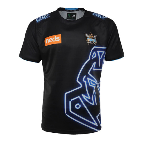 Gold Coast Titans NRL 2021 Dynasty Neon Warm-up Tee Shirt Sizes S-5XL!