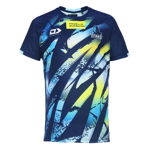 Gold Coast Titans NRL 2024 Dynasty Alternate Training Tee Shirt Sizes S-7XL!