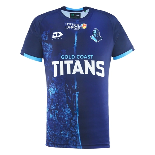 Gold Coast Titans NRL 2025 Dynasty Warm Up Shirt Sizes S-3XL!