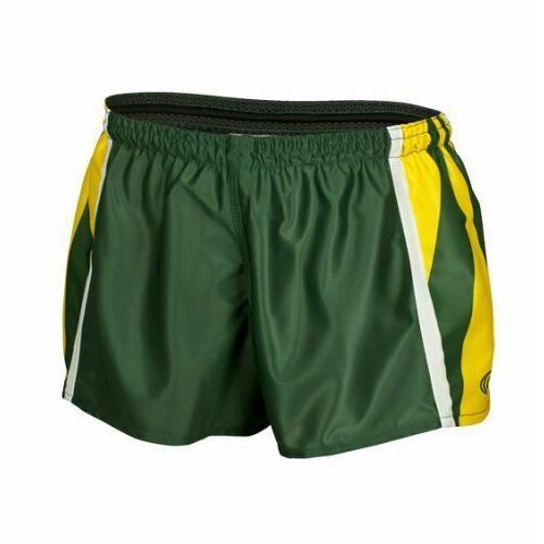 Australia Green & Gold Classic Hero Footy Shorts Size S-5XL! Rugby League Short 