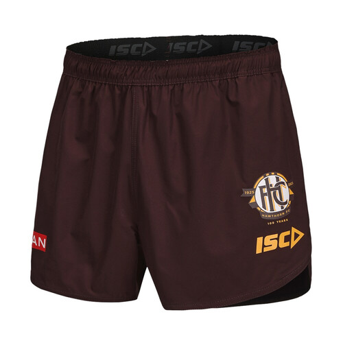 Hawthorn Hawks AFL ISC 2025 Players Athletic Shorts Sizes S-3XL!