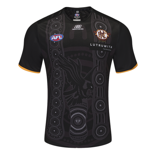Hawthorn Hawks AFL ISC 2025 Indigenous Run Out T-Shirt Sizes S-7XL!