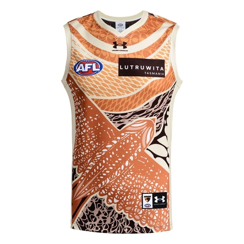Hawthorn Hawks AFL ISC 2026 Indigenous Guernsey Sizes S-3XL!