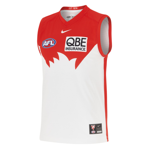 Sydney Swans AFL 2025 Nike Home Guernsey Sizes S-4XL!