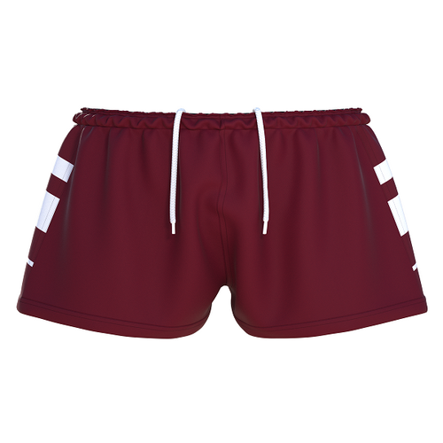 QLD Maroons Youth Kids Classic Hero Footy Shorts Size 6-14