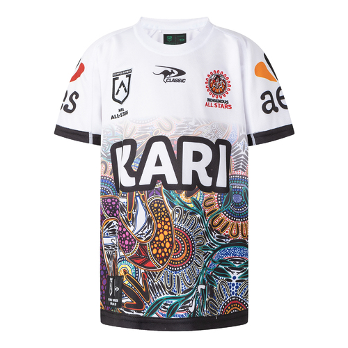 IAS Indigenous All Stars On Field Jersey Kids Sizes 6-14! T2