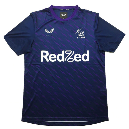 Melbourne Storm NRL Castore Training Shirt Navy T-Shirt Sizes S-5XL! T1