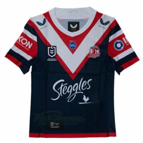 Sydney Roosters NRL 2021 Castore Home Jersey Kids Sizes 6-14!