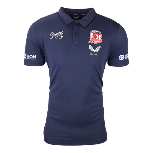 Sydney Roosters NRL 2021 Castore Media Polo Shirt Sizes S-7XL!