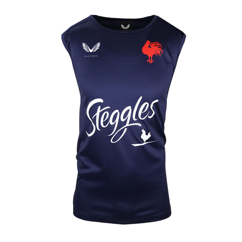 Sydney Roosters NRL Castore Training Singlet Sizes S-7XL! T1