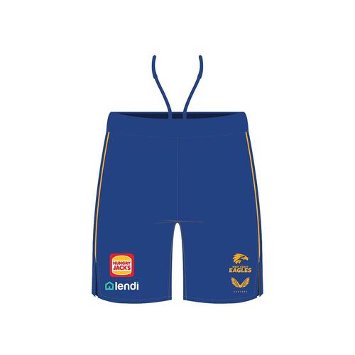 West Coast Eagles AFL Castore Players Training Shorts Royal Size S-5XL! T1