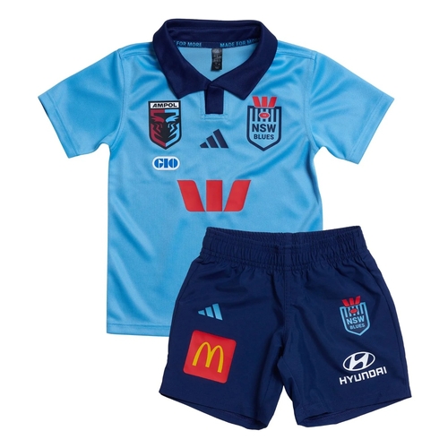 NSW Blues 2026 Adidas Origin Toddlers/Infants Home Jersey Set Sizes 18m-6yrs!