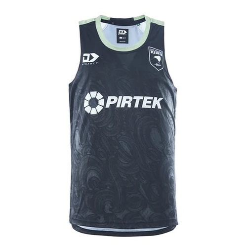 New Zealand Kiwis RLWC 2026 Dynasty Training Singlet Sizes S-3XL!
