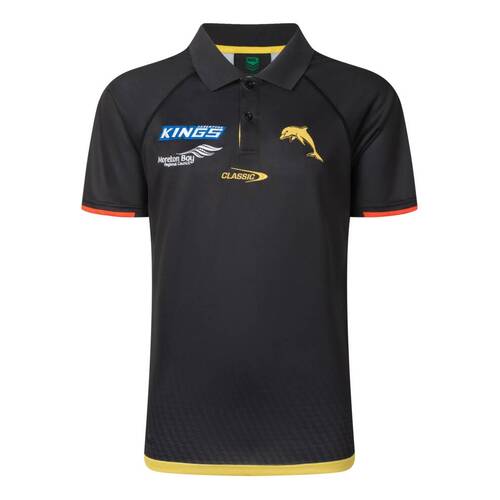 The Dolphins NRL 2022 Classic Launch Media Polo Shirt Black Sizes S-5XL!