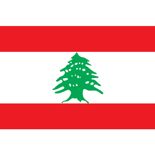 Lebanon National Flag Cedars Rugby League Polyester Flag 90cm x 150cm 