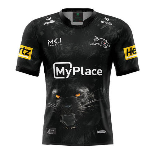 Penrith Panthers NRL 2024 O'Neills Warm Up T Shirt Kids Sizes 6-14!