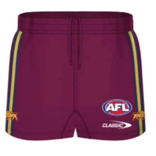 Brisbane Lions AFL 2021 Players Classic Home Shorts Sizes S-5XL!