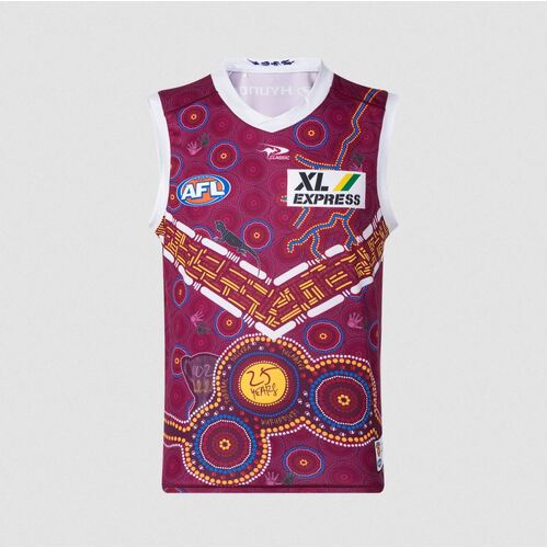 Brisbane Lions AFL Classic 2022 Indigenous Guernsey Adults Sizes S-5XL!