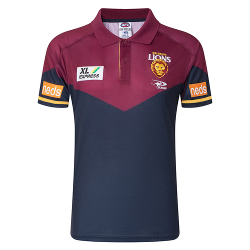 Brisbane Lions AFL Classic 2022 Media Polo Shirt Sizes S-5XL!