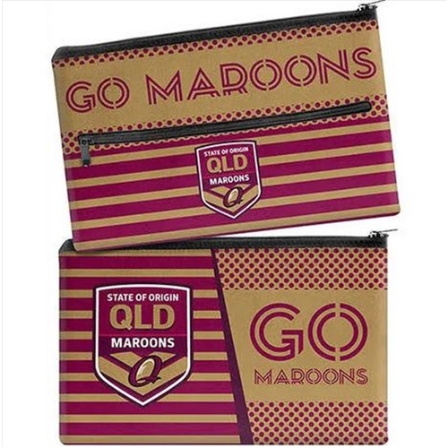 Official Queensland QLD Maroons State of Origin Pencil Case