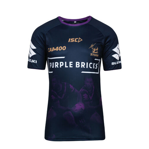 Melbourne Storm NRL ISC Kids Cam Smith 400 Run Out Tee Kids Sizes 6-14! T9