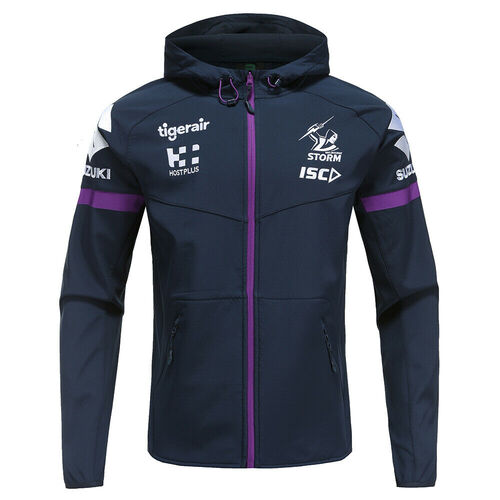 Melbourne Storm NRL 2020 Players ISC Tech Pro Hoody Jacket Sizes S-5XL!