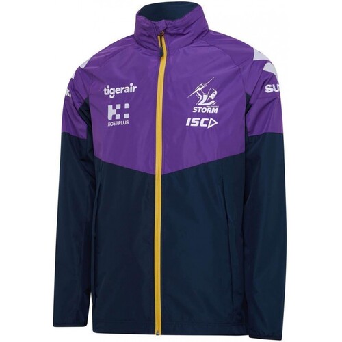 Melbourne Storm NRL Players ISC Wet Weather Jacket Sizes S-5XL! T0