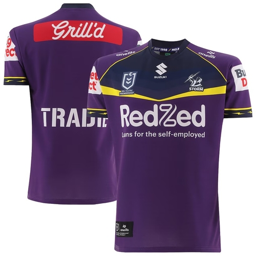 Melbourne Storm NRL 2026 O'Neills Home Jersey Sizes S-7XL!