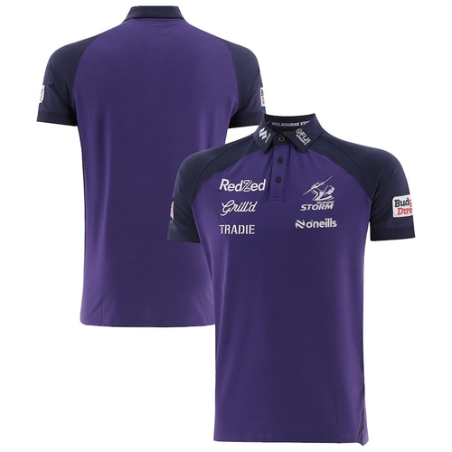 Melbourne Storm NRL 2026 O'Neills Media Polo Shirt Sizes S-7XL!