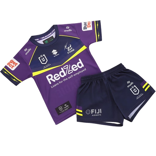 Storm NRL 2026 O'Neills Home Toddlers Set Sizes: 6 Months - 4 Years!