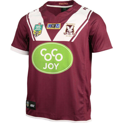 Manly Sea Eagles NRL ISC Home Jersey Adults Sizes Kids Sizes 10-14 ONLY! 6