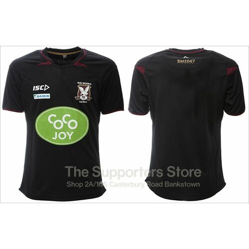 Manly Sea Eagles NRL ISC Players Black Training Shirt Size SMALL ONLY! 6