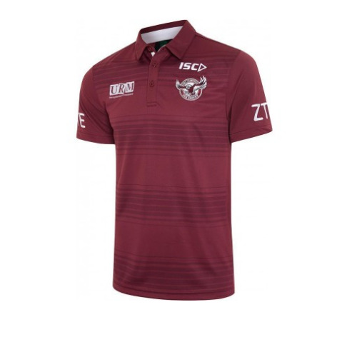 Manly Sea Eagles NRL Players ISC Media Polo Shirt Sizes SMALL-LARGE ONLY!7