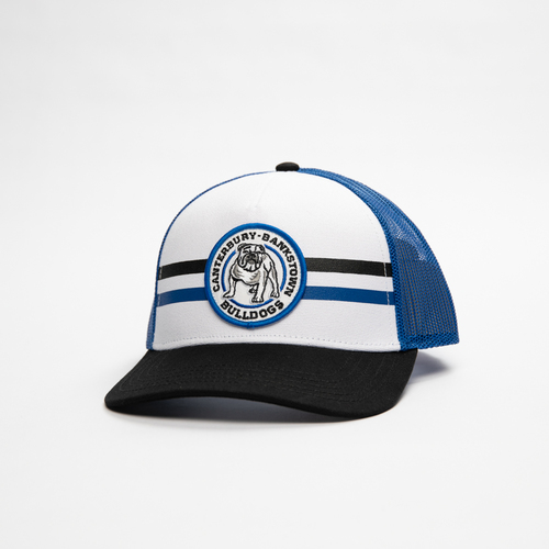 Canterbury Bulldogs NRL 2022 Blue/Black Brushed Canvas Valin Hat Cap!