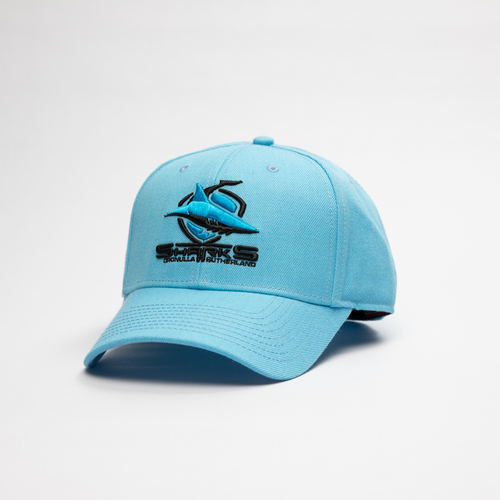 Cronulla Sharks NRL Sky Blue Stadium Hat Cap!