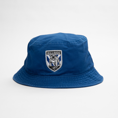 Canterbury Bulldogs NRL Blue Twill Bucket Hat Cap!