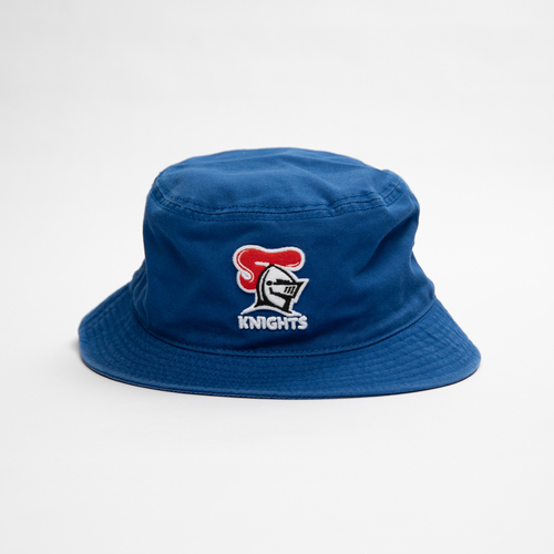Newcastle Knights NRL Blue Twill Bucket Hat Cap!