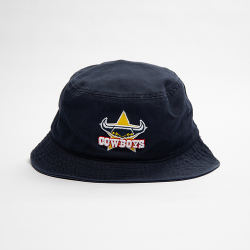 North Queensland Cowboys NRL Navy Twill Bucket Hat Cap!