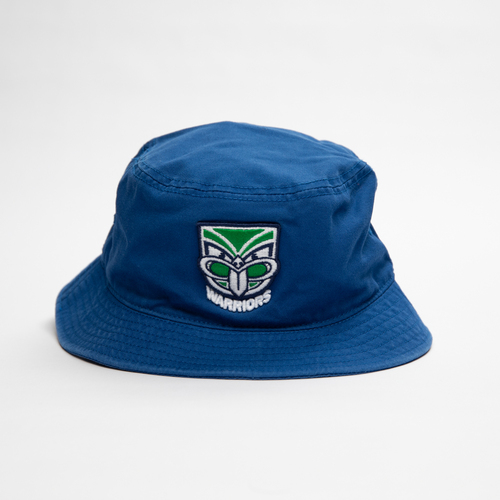 New Zealand Warriors NRL Blue Twill Bucket Hat Cap!