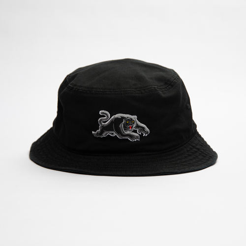 Penrith Panthers NRL Black Twill Bucket Hat Cap! S4
