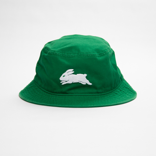 South Sydney Rabbitohs NRL Green Twill Bucket Hat Cap!