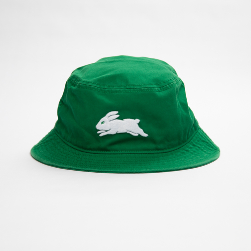 South Sydney Rabbitohs NRL 2022 Green Twill Bucket Hat Cap!