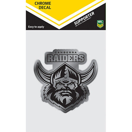 Official Canberra Raiders NRL iTag UV Car Chrome Decal Sticker