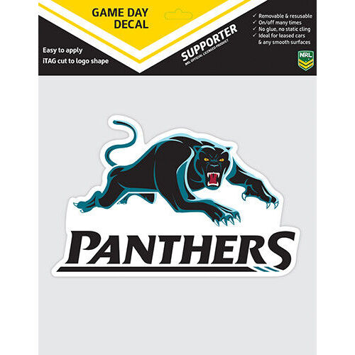 Official Penrith Panthers NRL iTag UV Car Large Game Day Decal Sticker (18 cm)